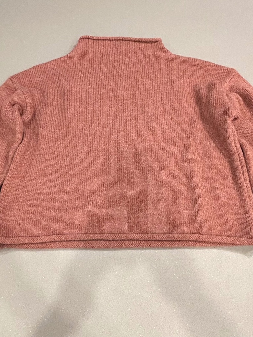 Anthropologie cropped turtleneck sweater